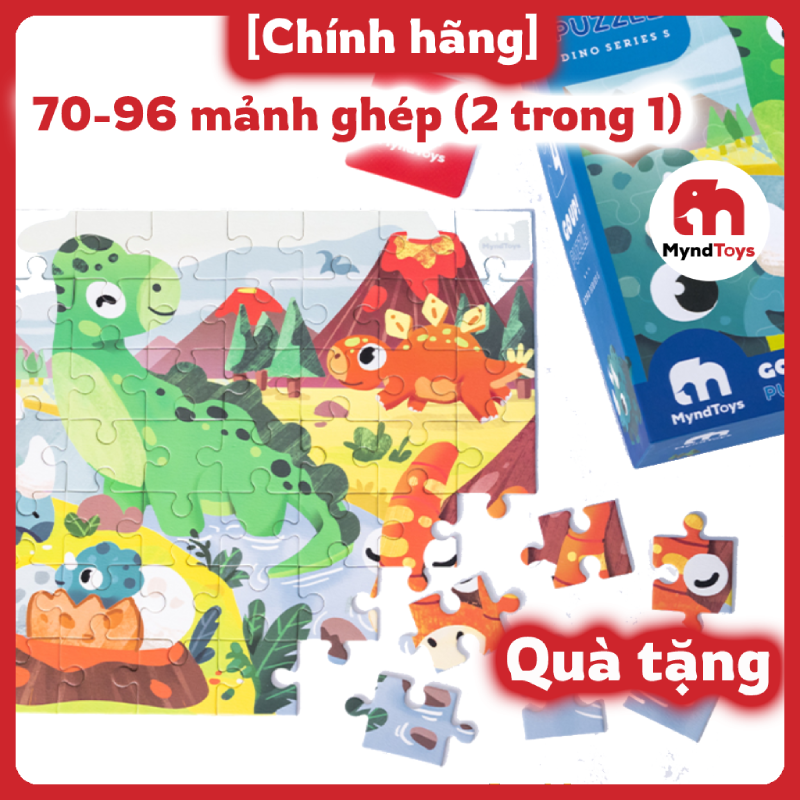 Đồ Chơi Xếp Hình MyndToys Go Up! Puzzle Level 4 - Dino Series S