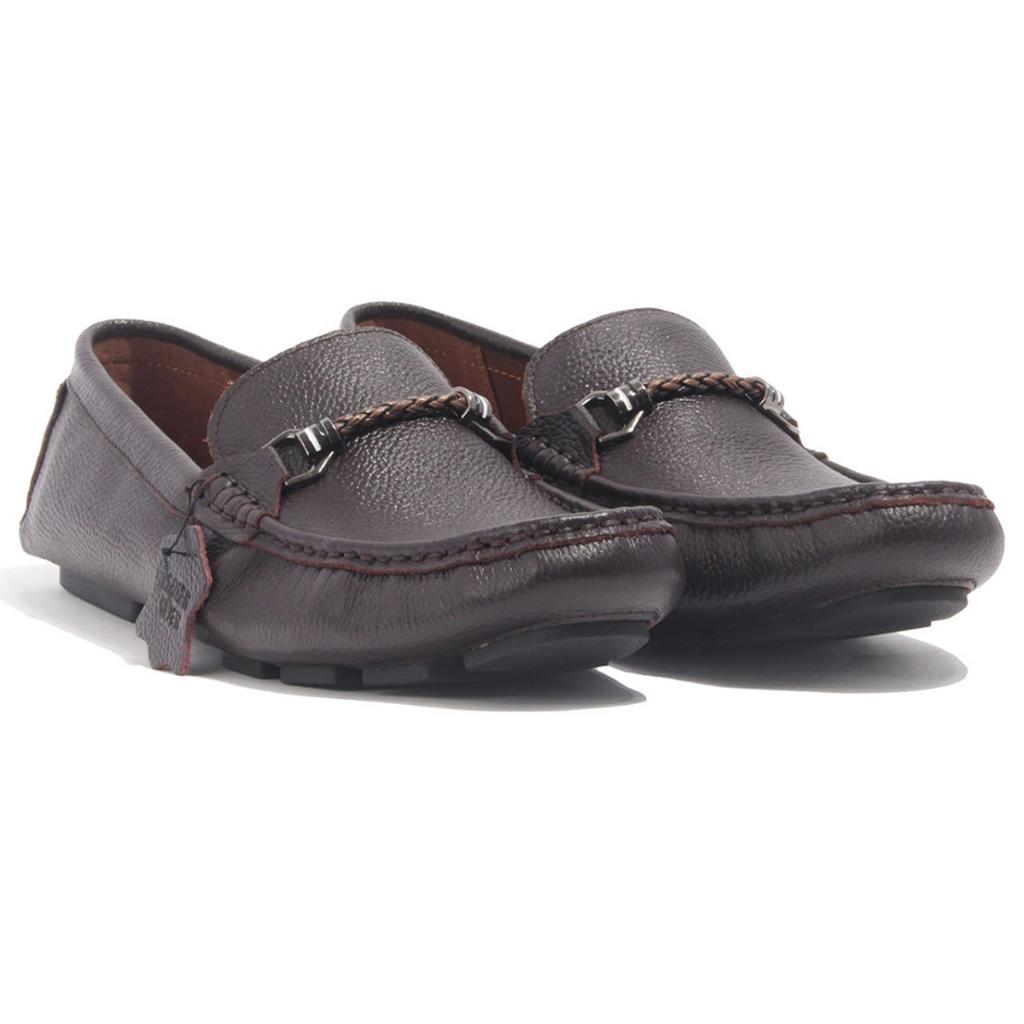 Giày Lười Nam Banuli Nappa Cow Leather Shoes - Moccasin Loafers C6ML2 (Da Bò Nappa Mềm Dẻo, Đế Siêu Nhẹ, Chống Trượt, Bảo Hành Trọn Đời)
