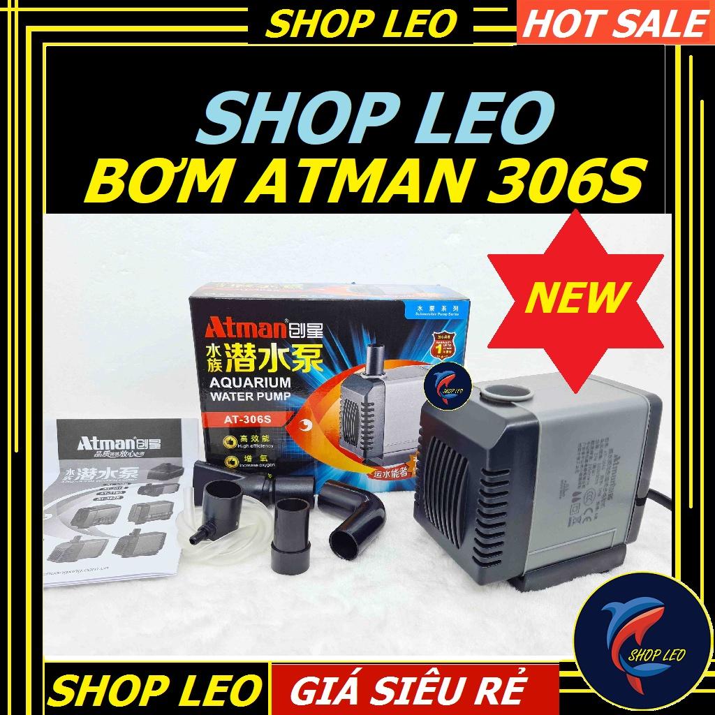 Máy bơm Atman 306s - 2000L/H, siêu bền - máy bơm chìm hồ cá cảnh - bể thủy sinh - shopleo