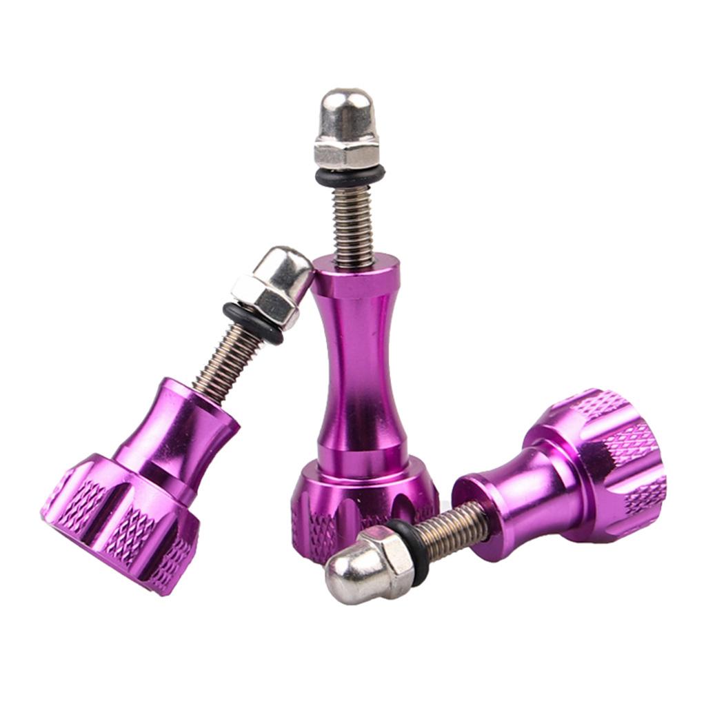 Knob Thumb Screw Bolt Nut with Caps for   HE  & HD  & HD HERO3 Red