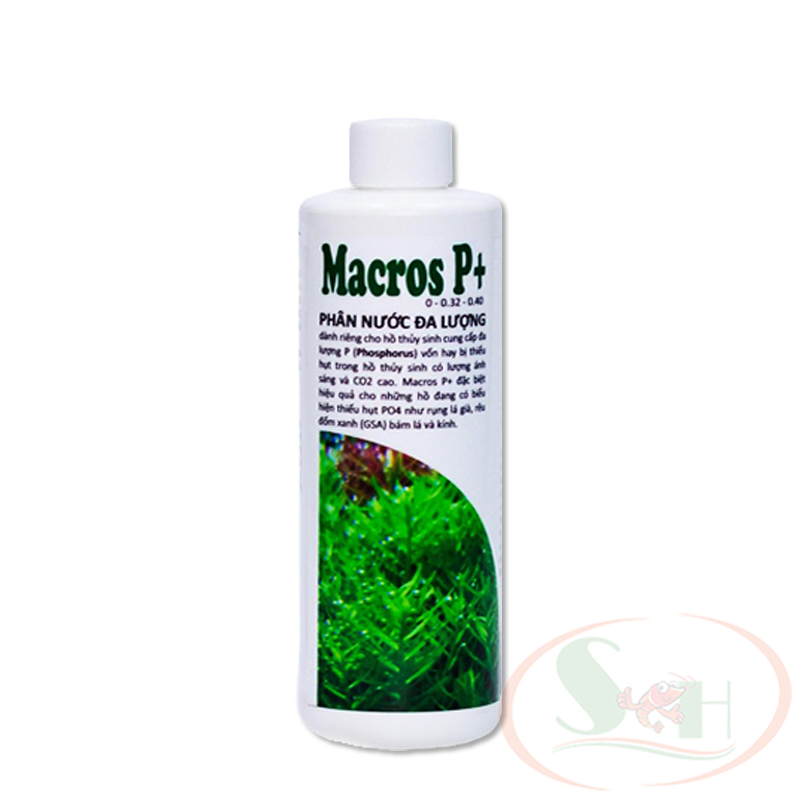 Phân nước PTV Macros P+ bổ sung phosphate po4 cây trồng bể thủy sinh cá tép cảnh