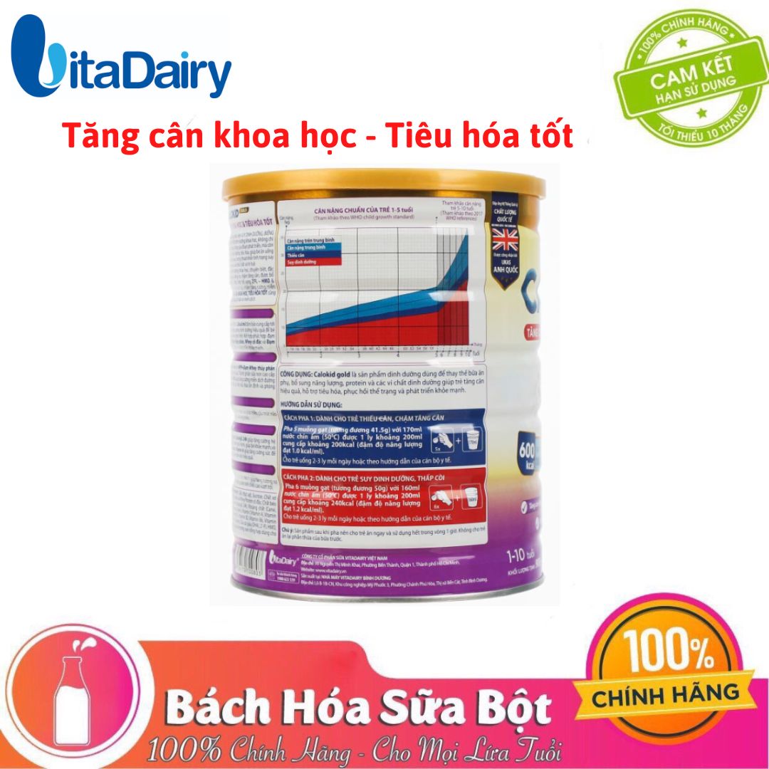 Sữa bột Calokid Gold số 1+ (Lon 900g)