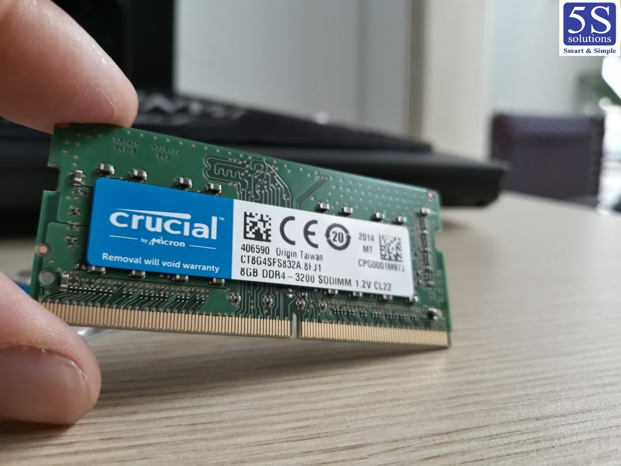 Ram Laptop Crucial DDR4 8GB Bus 3200MHz CL22 1.2v CT8G4SFS832A - HÀNG CHÍNH HÃNG