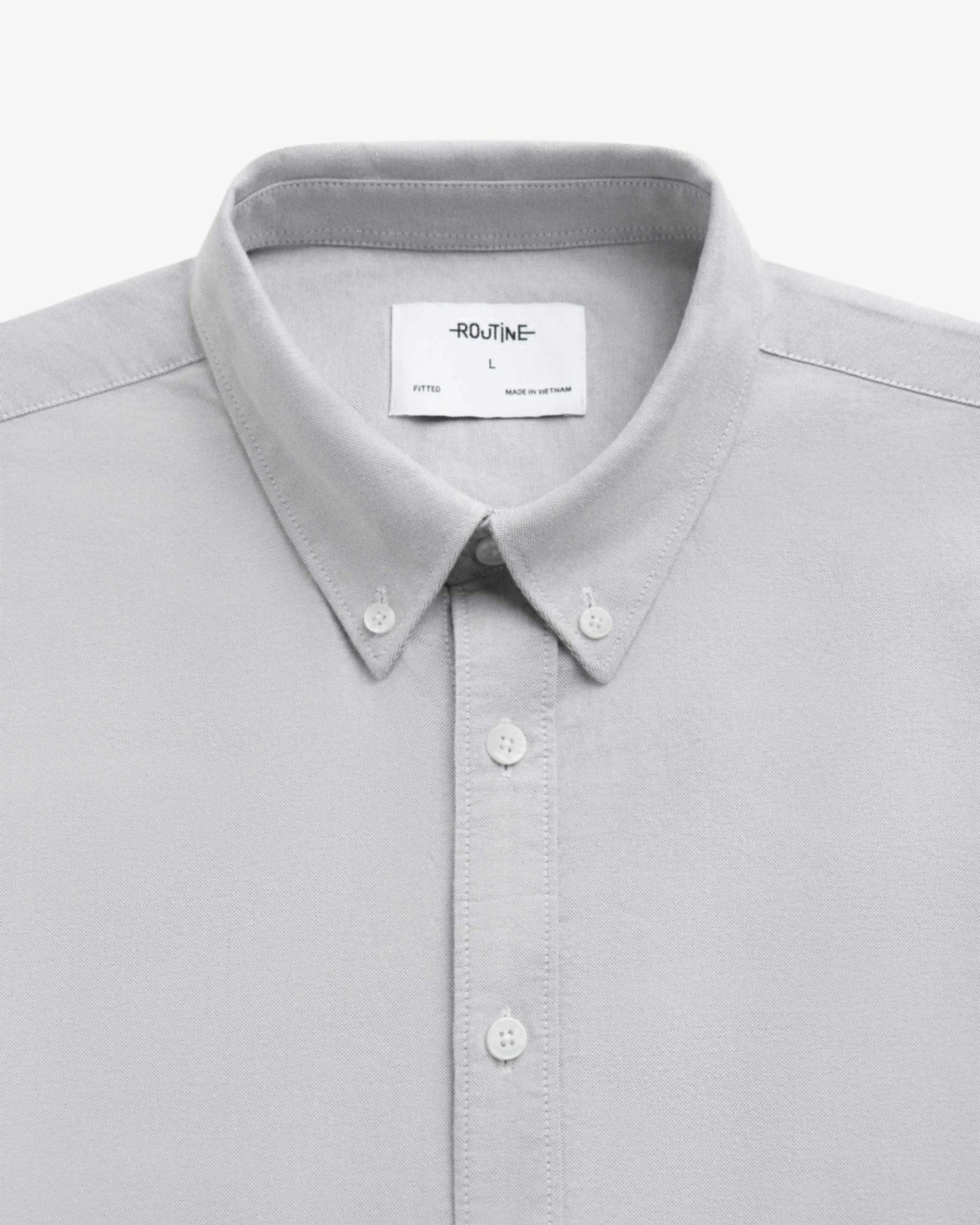 Áo sơ mi nam ROUTINE chất liệu oxford . Fitted - 10S25SHL005R1 | ROUTINE CÀ MAU