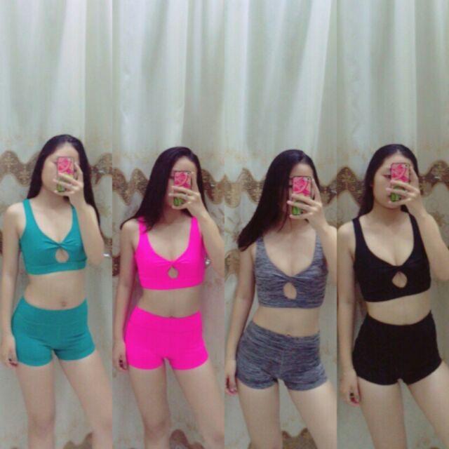 Bộ đồ tập aerobic, gym( có kèm video