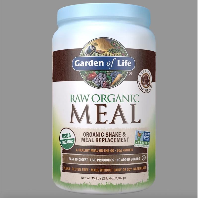 BỘT DINH DƯỠNG HỮU CƠ - THUẦN CHAY Garden of Life Meal Replacement - Organic Raw Plant Protein Powder, 1.017g (35.9 oz)