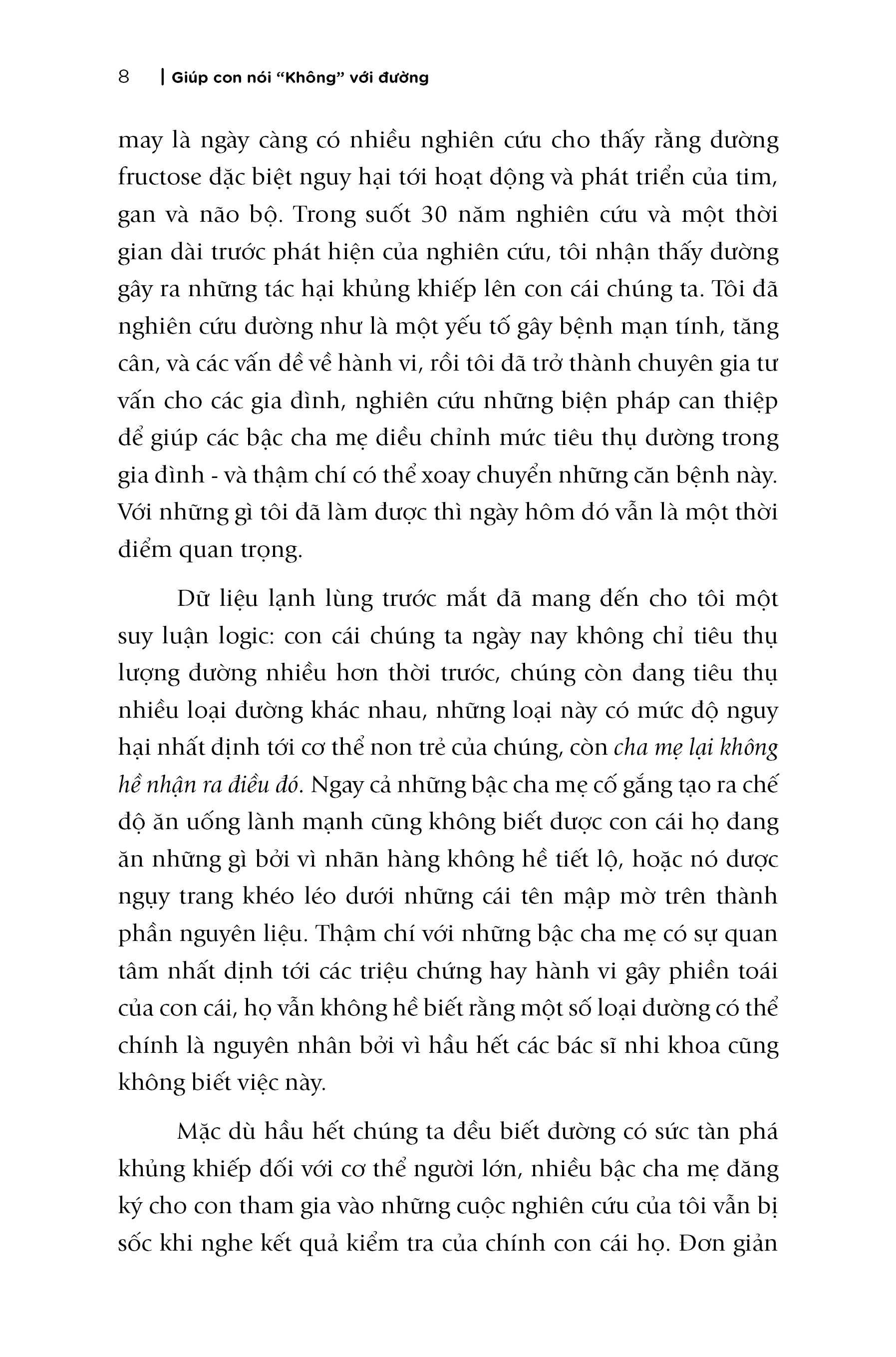 GIÚP CON NÓI “KHÔNG” VỚI ĐƯỜNG - Những mối nguy hiểm tiềm ẩn của Đường gây nguy hại đến sức khỏe của con bạn và Những điều bạn có thể làm