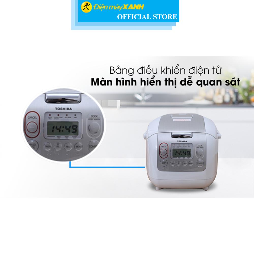 Nồi cơm điện tử Toshiba 1 lít RC-10NMFVN(WT) - Hàng chính hãng