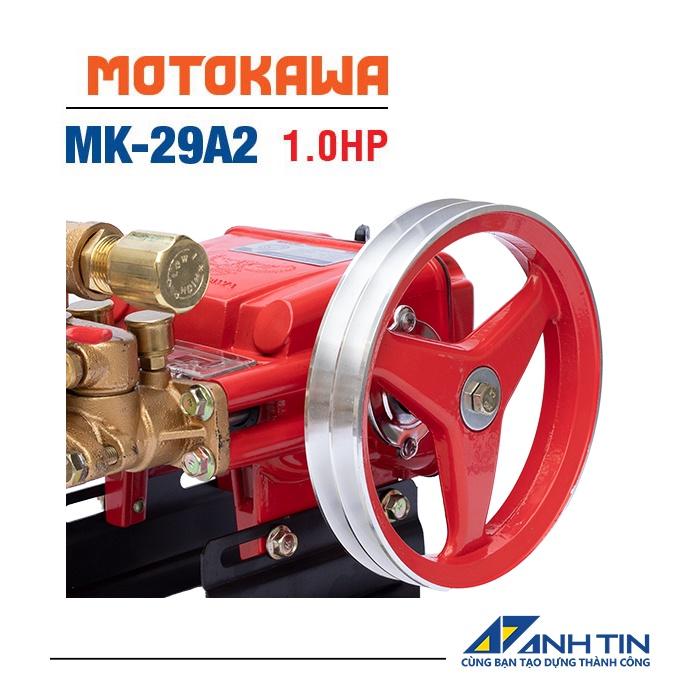 Đầu bơm cao áp MOTOKAWA MK-29A2 | 1HP - 800 vòng/phút | 40 kgf/cm2 - 18 lít/phút
