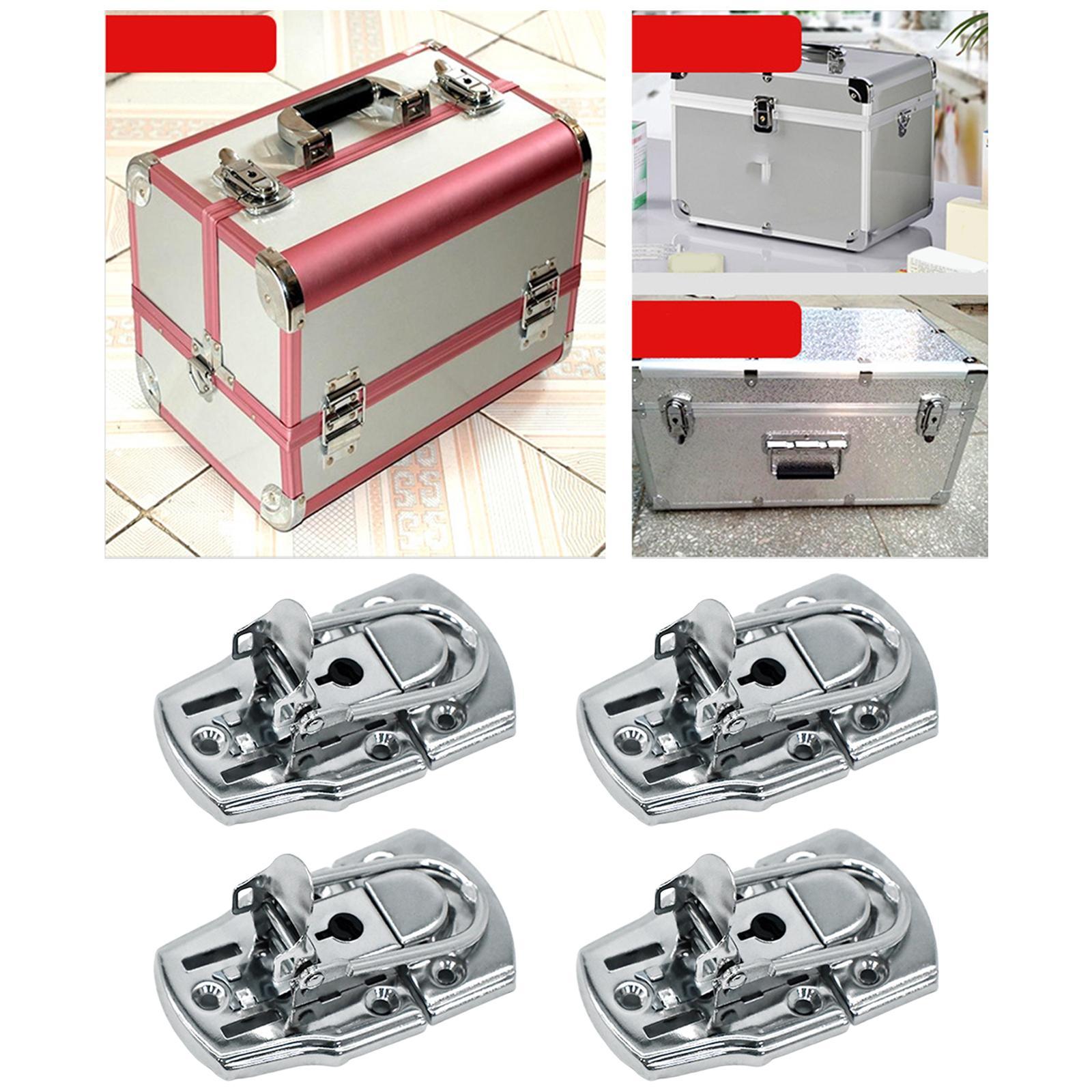 4x Toggle Hasp Latch Locked Buckles for Wooden Box Jewelry Box