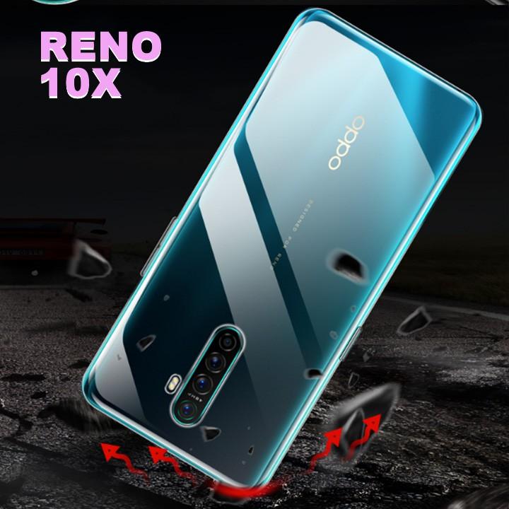 Ốp lưng dẻo silicon trong suốt dành cho Oppo Reno 10x