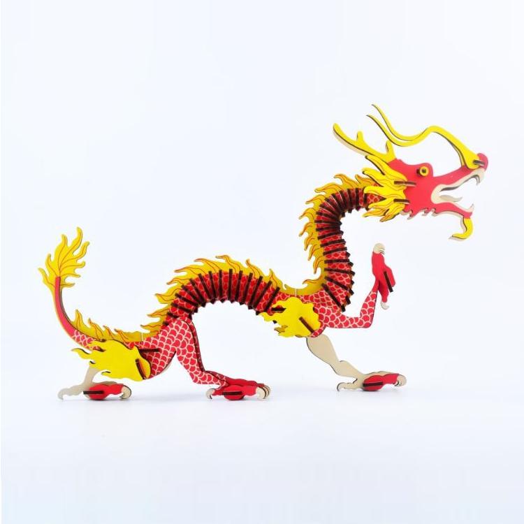 Đồ chơi lắp ráp gỗ 3D Mô hình Rồng Dragon Laser