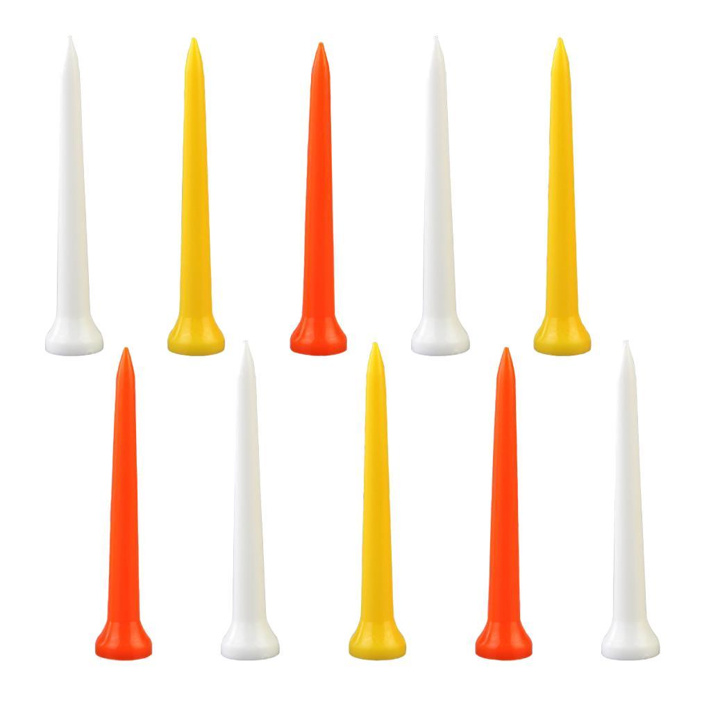 Bulk 10Pcs Golf Driving Range Tees Low Friction  Golf Nails Accessory