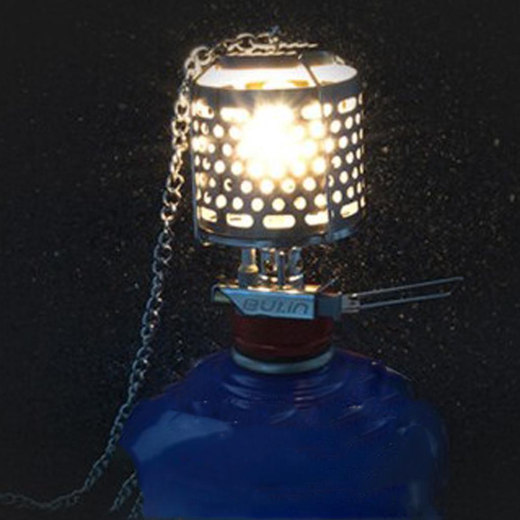 Pocket Ultralight Metal Gas Lantern Mini Hanging Glass Lamp Night Lights