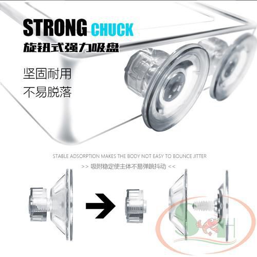 Khay acrylic hít giữ thức ăn nổi vòng cho cá tép ăn bể thủy sinh