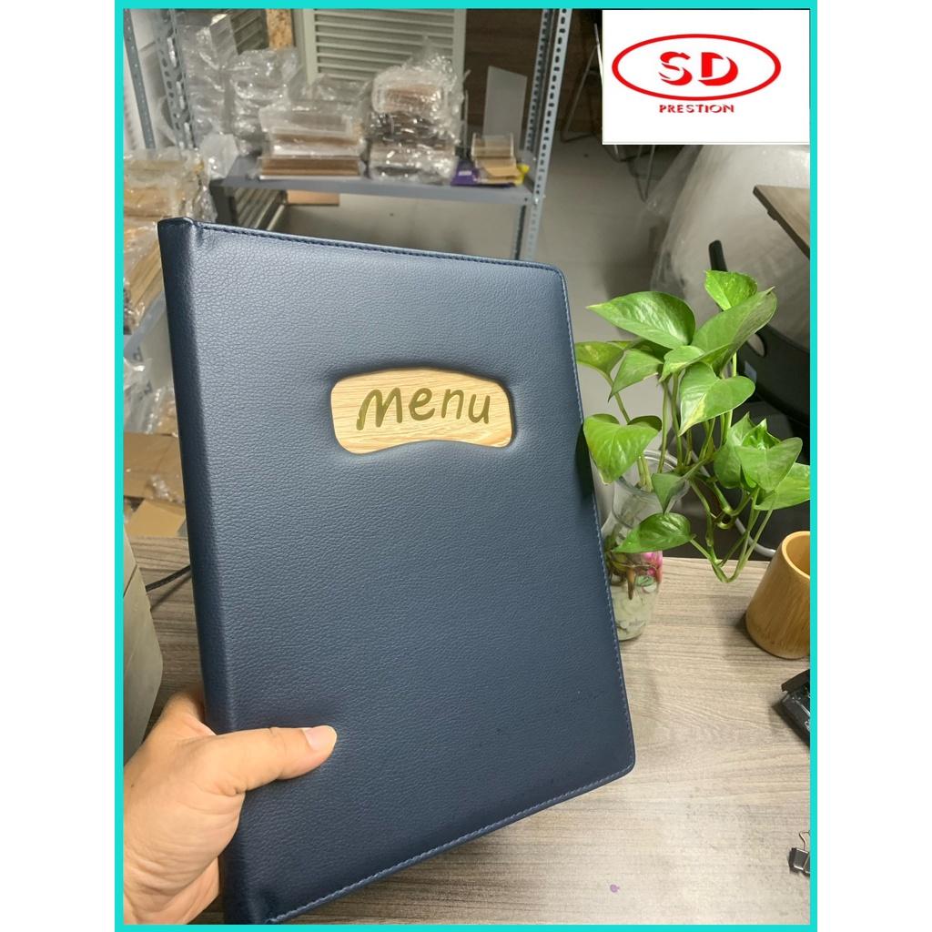 CUỐN BÌA MENU DA 10 LÁ  A4 đủ 04 màu ( 23x32 cm )