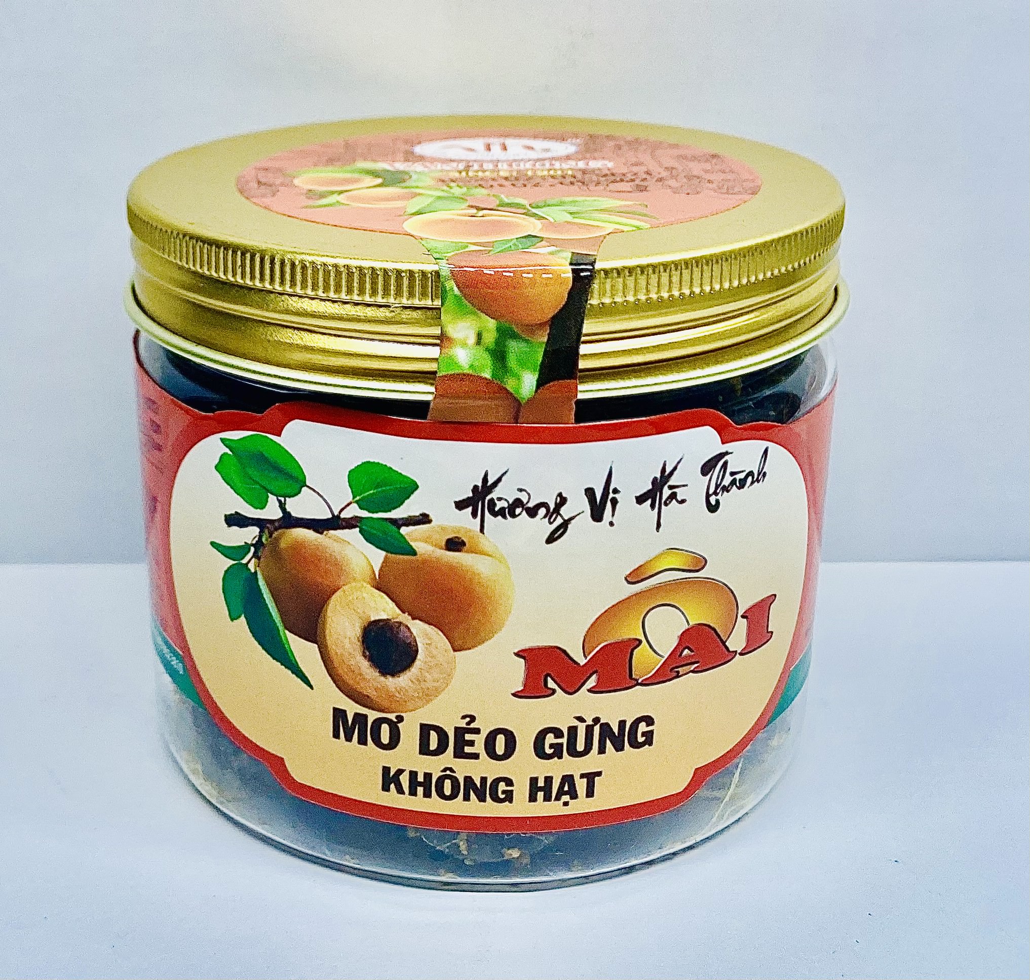 Ô mai Mơ Dẻo Gừng Không Hạt Vạn Hương 200G