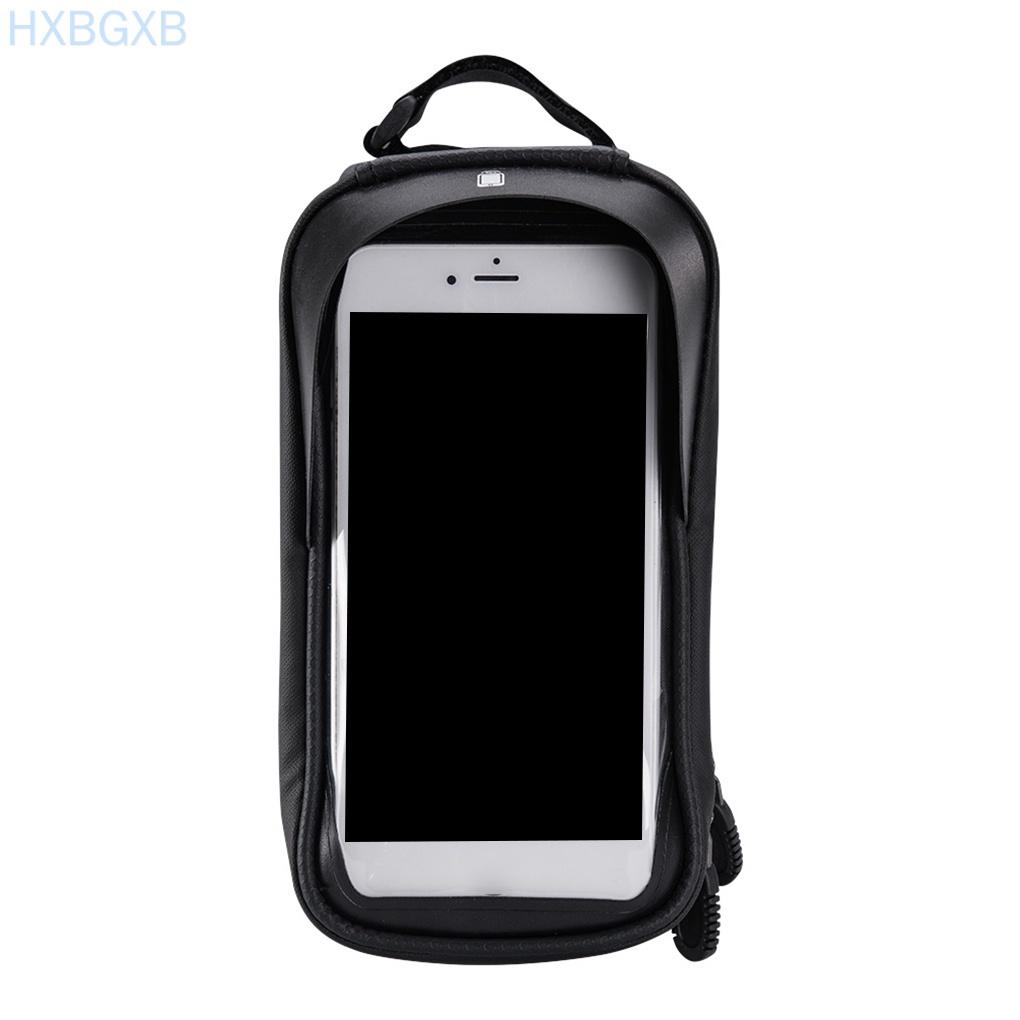 Bike Waterproof Bag Top Tube Handlebar Case Touchscreen Cell Phone Mount Holder Road Bicycle Front Frame Bag