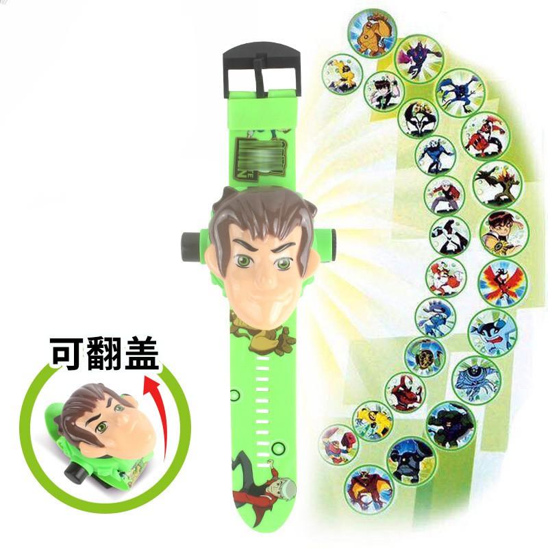 Đồ chơi đồng hồ BEN 10 chiếu 24 hình siêu nhân độc đáo cho bé