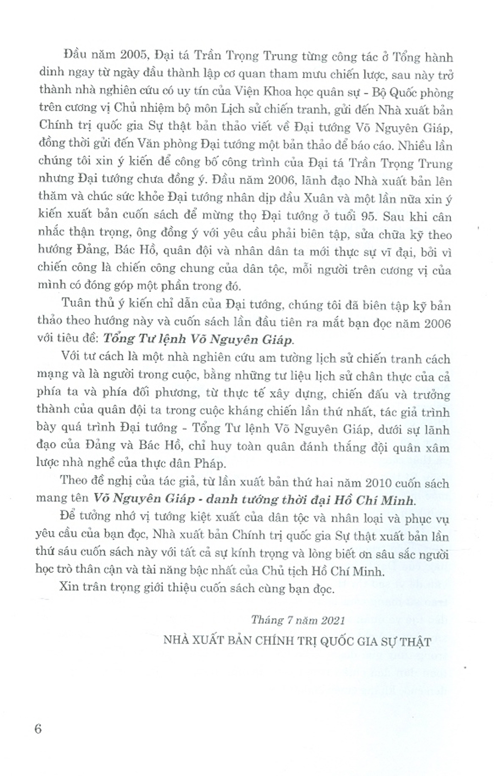 Võ Nguyên Giáp - Danh Tướng Thời Đại Hồ Chí Minh