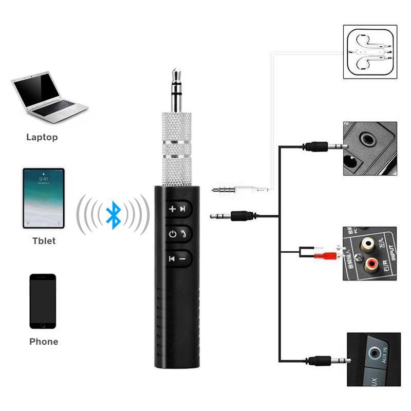 Thiết Bị Thu Tín Hiệu Bluetooth FONKEN AS106 Âm Thanh AUX Xe Hơi Cổng 3.5mm