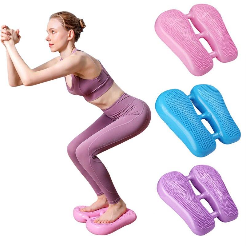 Multifunction Fitness Yoga Ball Body Building Balance Pad Inflatable Massage Ball Portable Stepper Home Workout Equipment