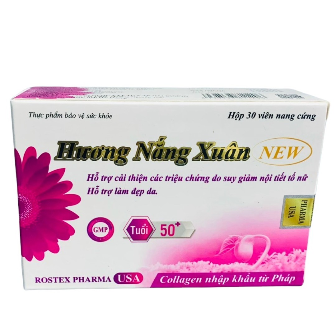 Combo 2 Hộp Hương Nắng Xuân New HDPHARMA đẹp da, tăng nội tiết tố, giảm nám sạm da 30 viên