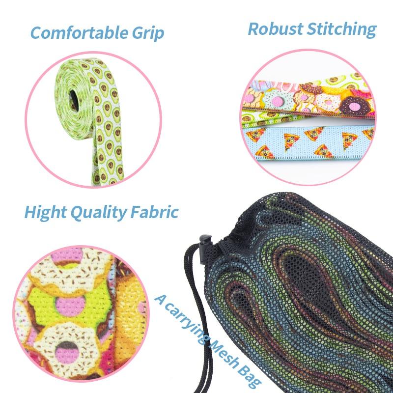 Booty Fabric Resistance Bands Set Hip Exercise Loops Elastic Bands Fitness Gym equipment Sports Legs Glute And Thighs Training