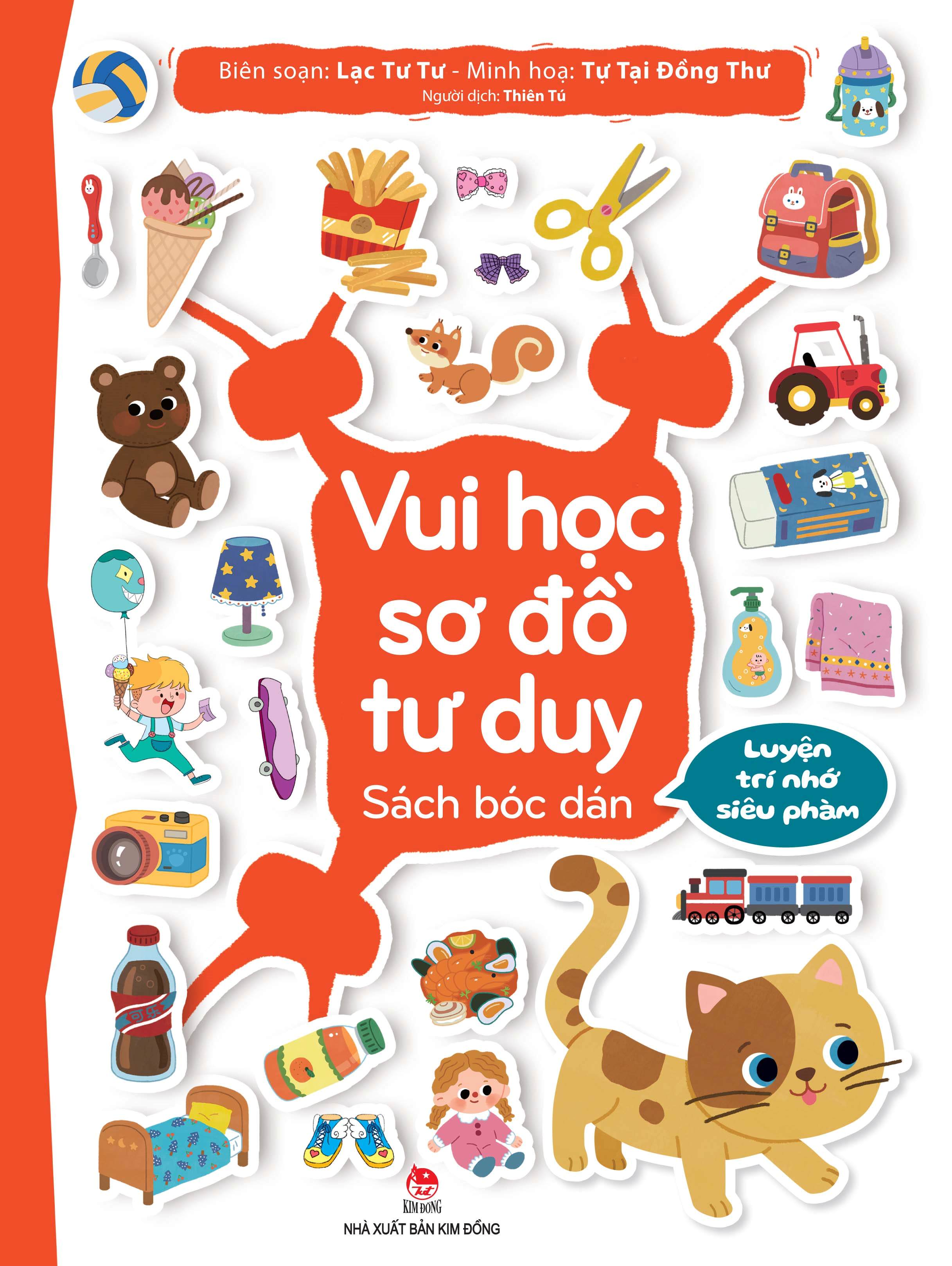 Combo Vui Học Sơ Đồ Tư Duy: Sách Bóc Dán (6 Cuốn)