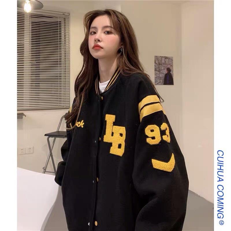 Áo bomber nỉ cúc bấm LB 93 áo khoác bomber nam nữ chất nỉ cao cấp hottrend 2022 - Hàng nhập khẩu