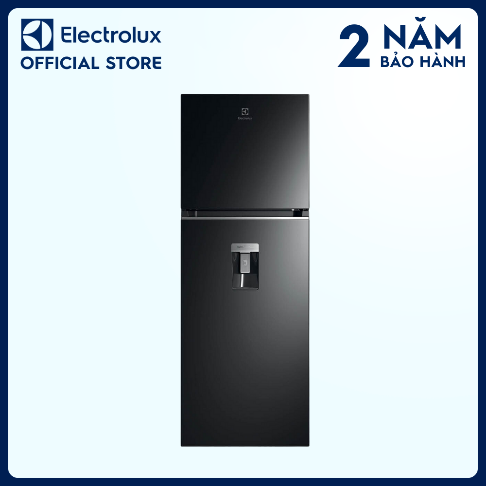 [Miễn phí giao hàng toàn quốc] Tủ lạnh Electrolux Inverter UltimateTaste 300 ngăn đá trên có ngăn đông mềm 312 lít - ETB3440K-H - Lấy nước từ bên ngoài, khử mùi diệt khuẩn, khay kim loại cao cấp [Hàng chính hãng]