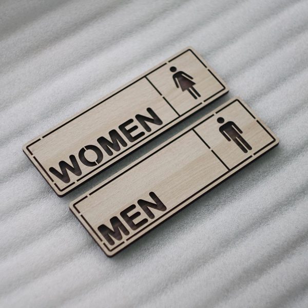 Bảng toilet mẫu TL08 Men-Women