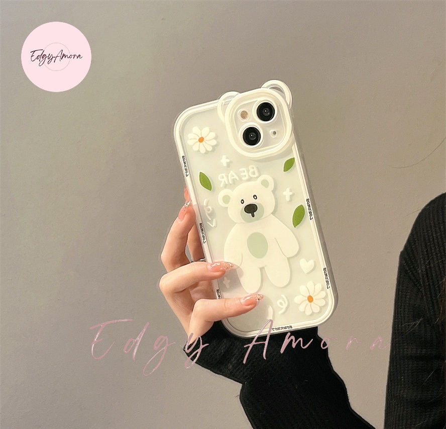 Ốp lưng Iphone chống sốc hình gấu trắng dành cho Iphone 11 / Phone 11 Pro / Iphone 11 Pro Max / Iphone 12 / Iphone 12 Pro / Iphone 12 Pro Max / Iphone 13 / Iphone 13 Pro / IPhone 13 Pro Max / Iphone 14/ Iphone 14 Pro / Iphone 14 Pro Max