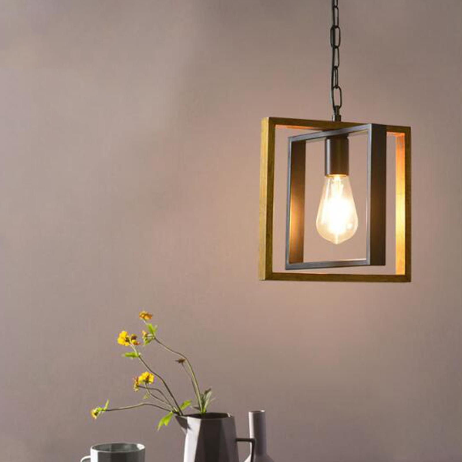 Retro Style Pendant Light Ceiling Lamp Adjustable Lighting for Loft Hallway