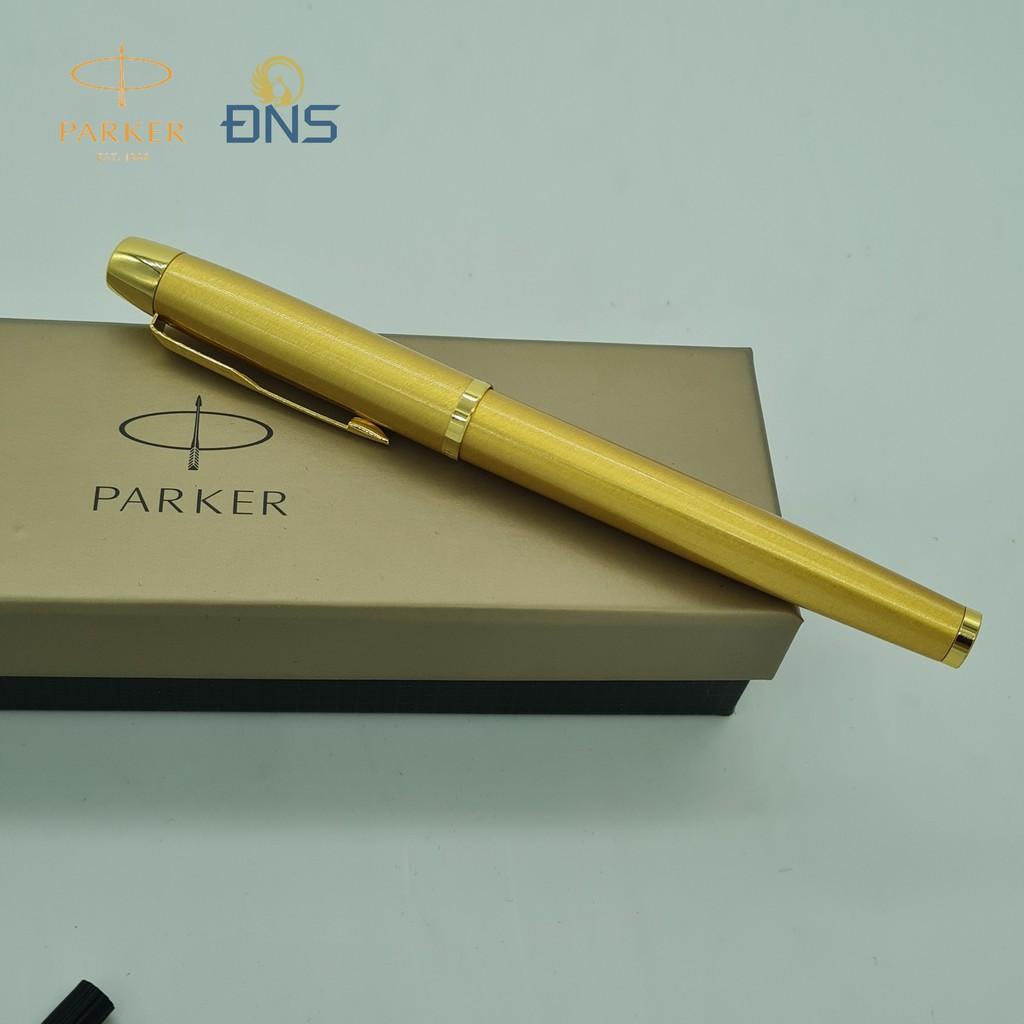 Bút Bi, Bút Ký PARKER GOLD Cao Cấp- MÓN QUÀ Ý NGHĨA - Miễn Phí Khắc Chữ, Logo & Tặng kèm Ngòi Ký 5.0