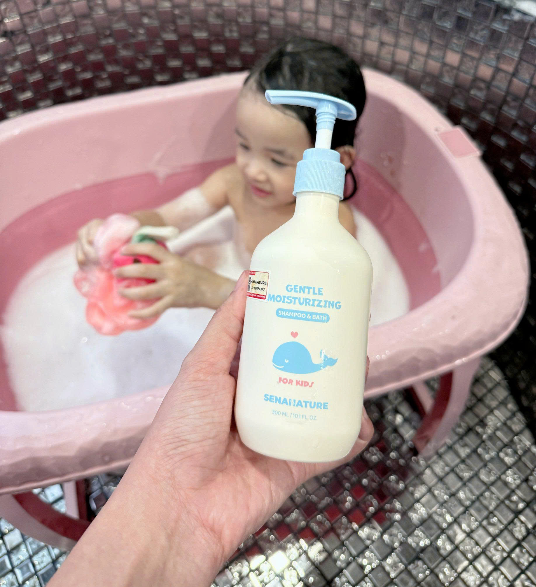 Sữa tắm gội trẻ em SENANATURE GENTLE MOISTURIZING SHAMPOO &amp; BATH 300ml