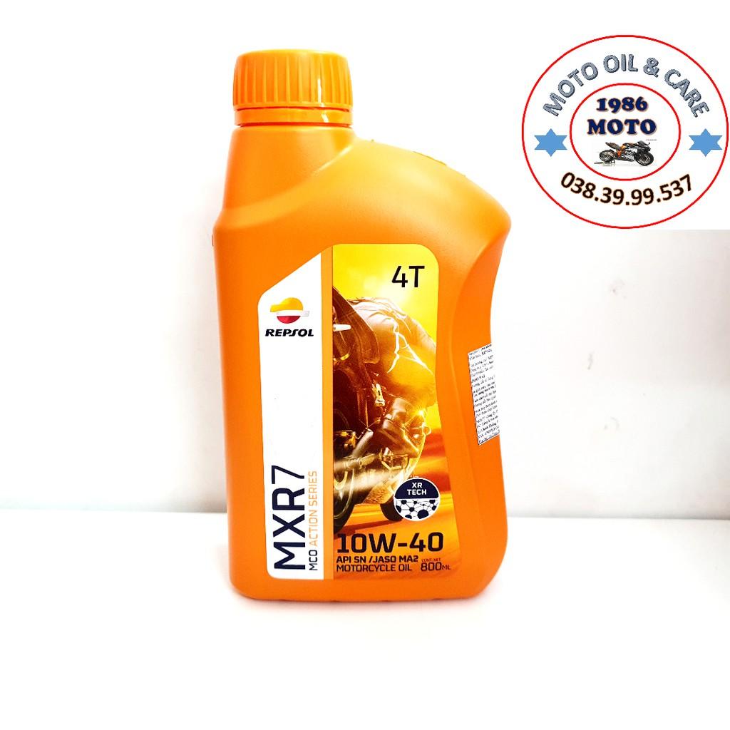 Nhớt xe số, Repsol MXR7 10w40