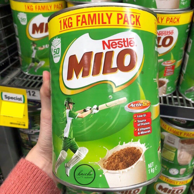 Sữa Milo Úc Nestle giàu dinh dưỡng giúp trẻ phát triển chiều cao và tăng cường sức khỏe - OZ Slim Store - 3 Hộp