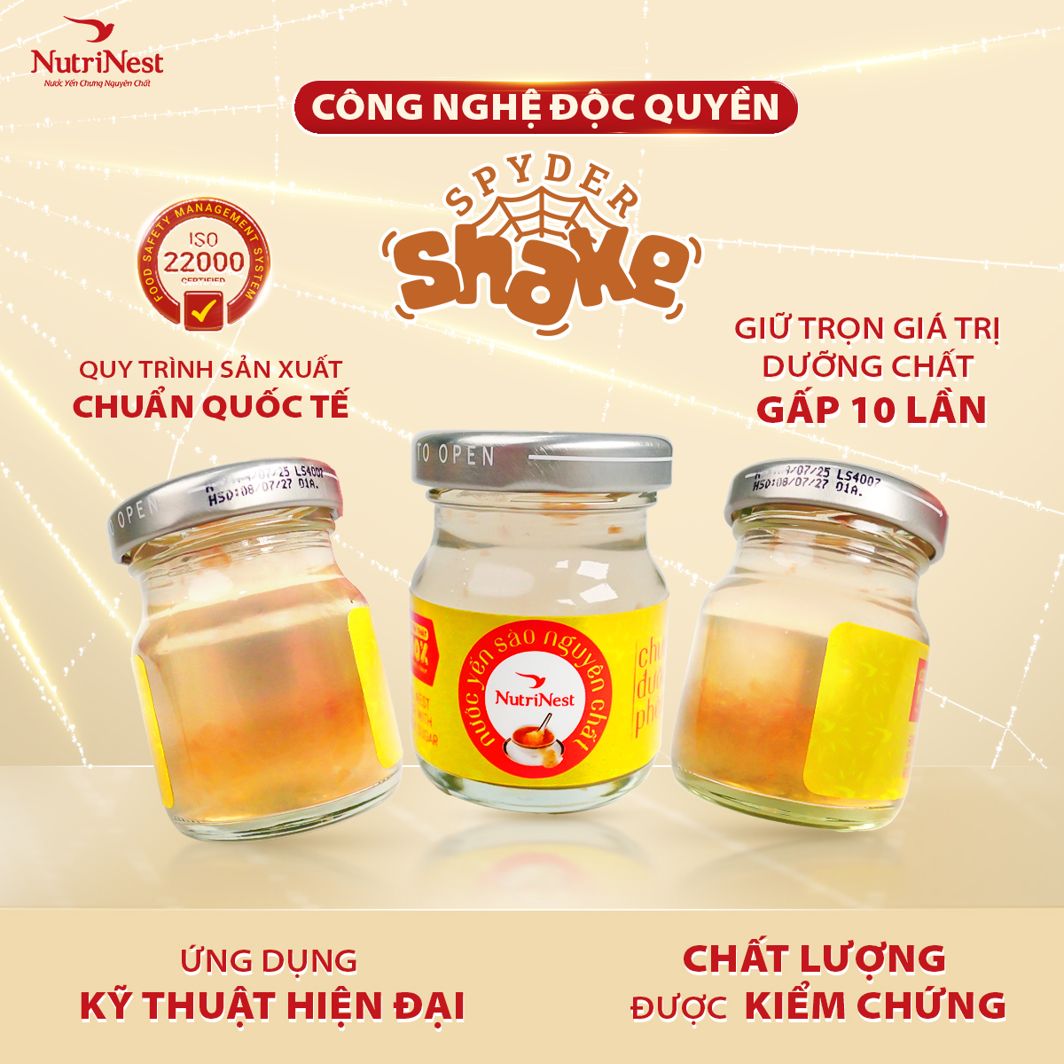 Nước Yến Chưng Đường Phèn Nguyên Chất NutriNest Bồi Bổ Sức Khỏe 42g