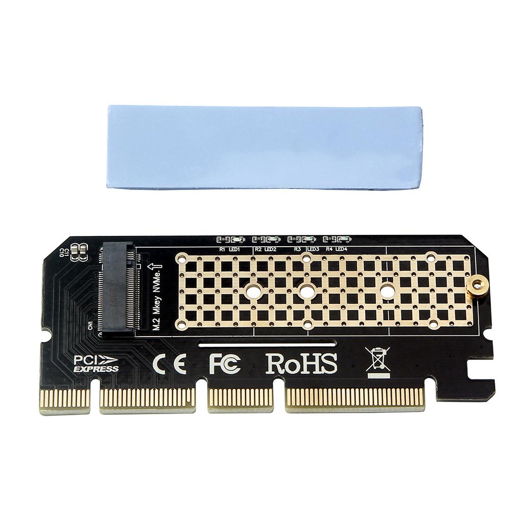 M.2 NVMe SSD NGFF TO PCI-e 3.0 16x adapter M-Key interface card Full speed