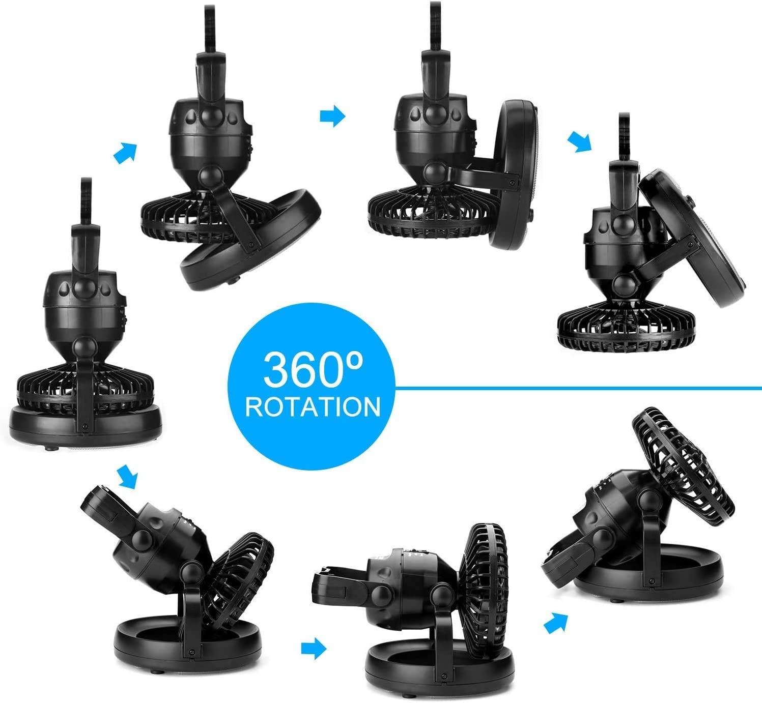 Đèn led quạt cắm trại đèn lều cắm trại ngoài trời đèn cắm trại ngoài trời