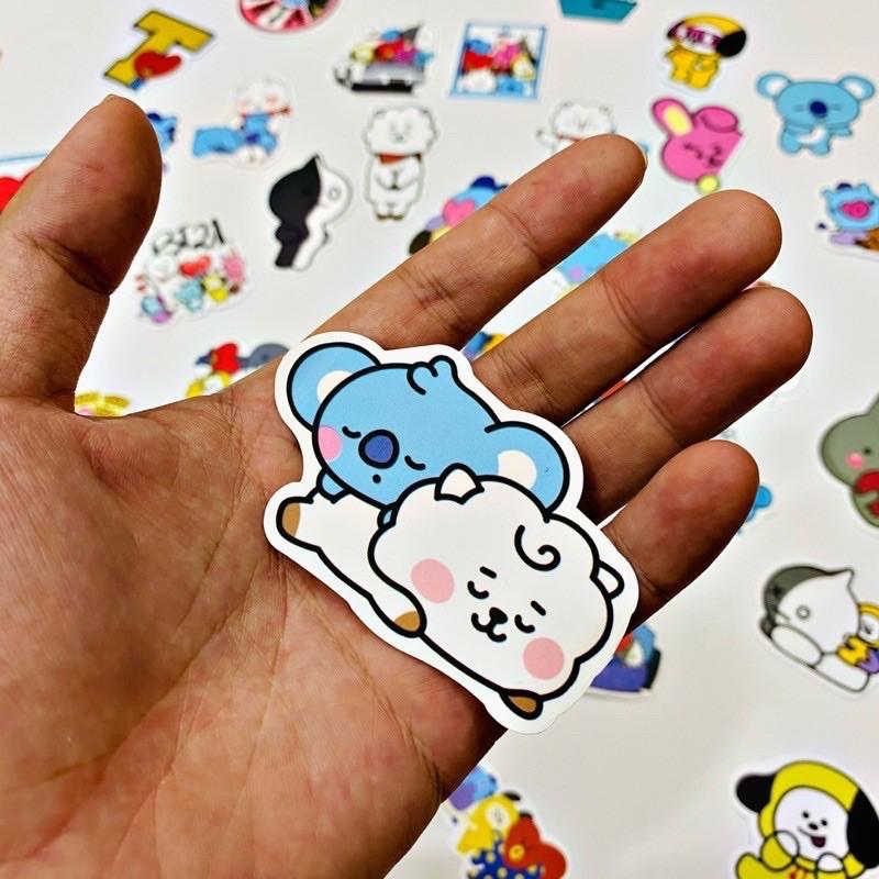 Sticker BT21 chống thấm cao cấp chất lượng