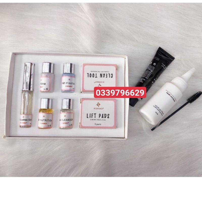 Combo uốn mi + phủ đen, uốn 3d 6d siêu êm