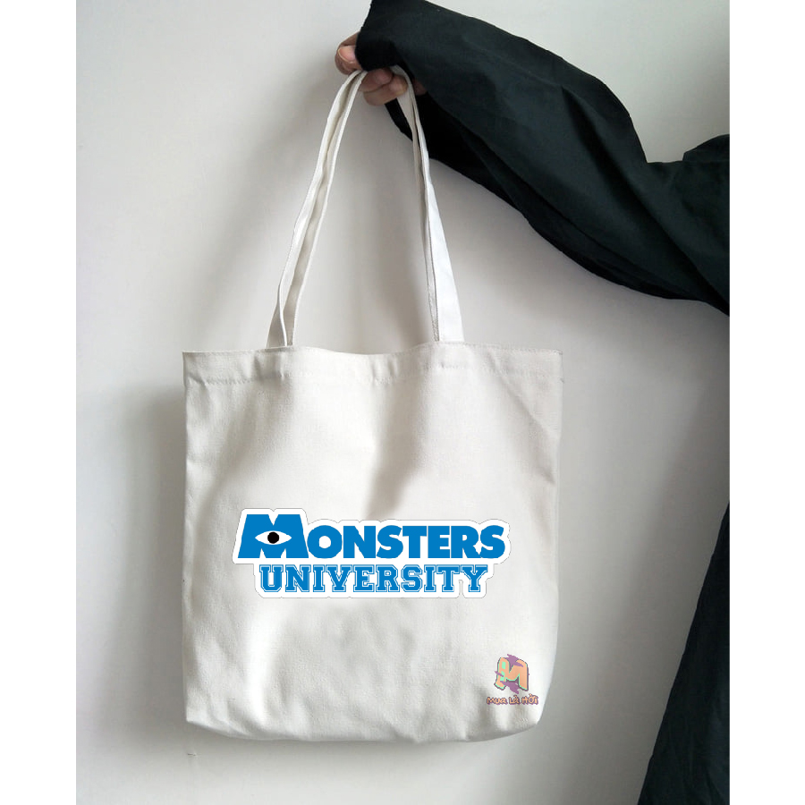 Túi Tote in hình chủ đề Lò đào tạo quái vật (Monsters University)