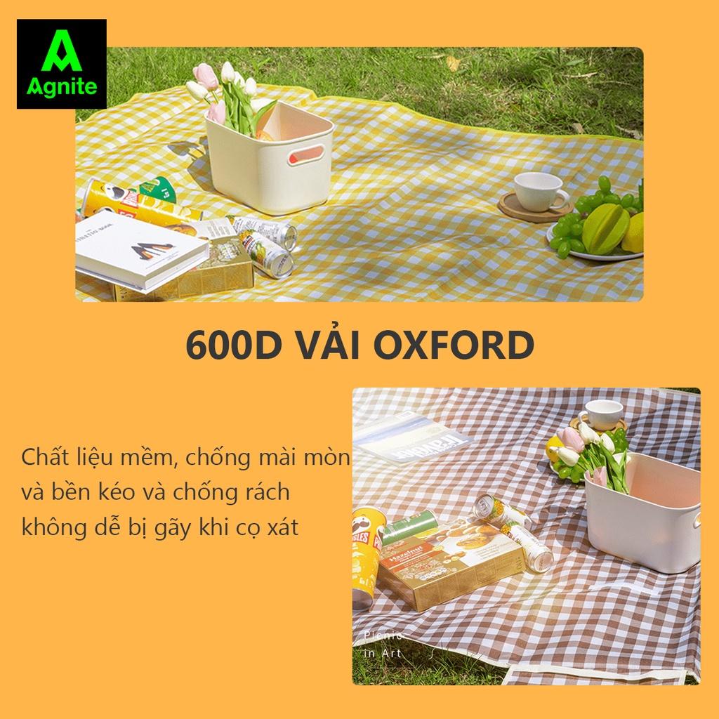 Thảm dã ngoại picnic cắm trại du lịch vải Oxford chống nước 200x150 cm gấp gọn - TP200150