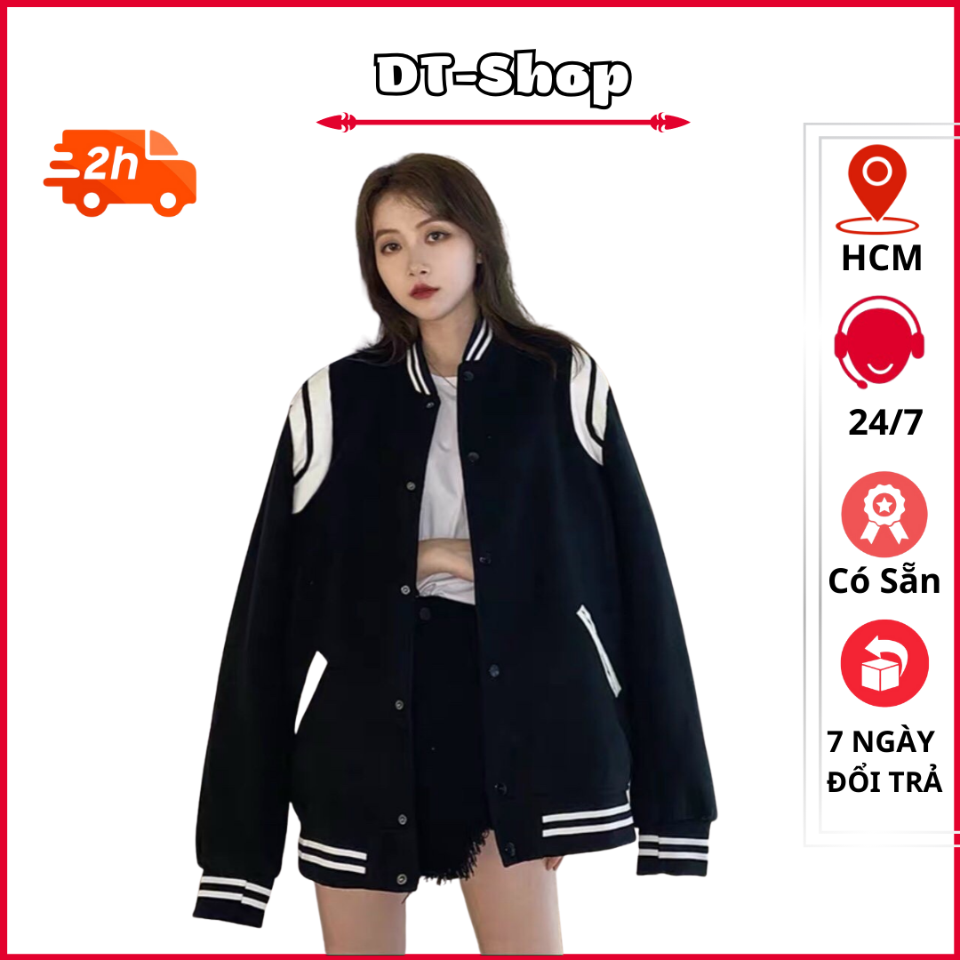 Áo Bomber 2 Sọc Vai Chất Nỉ Bông Dày Vừa Nam Nữ Mặc Đi chơi,Đi Học,Làm Giữ Ấm Mùa Đông,Chống Nắng hè