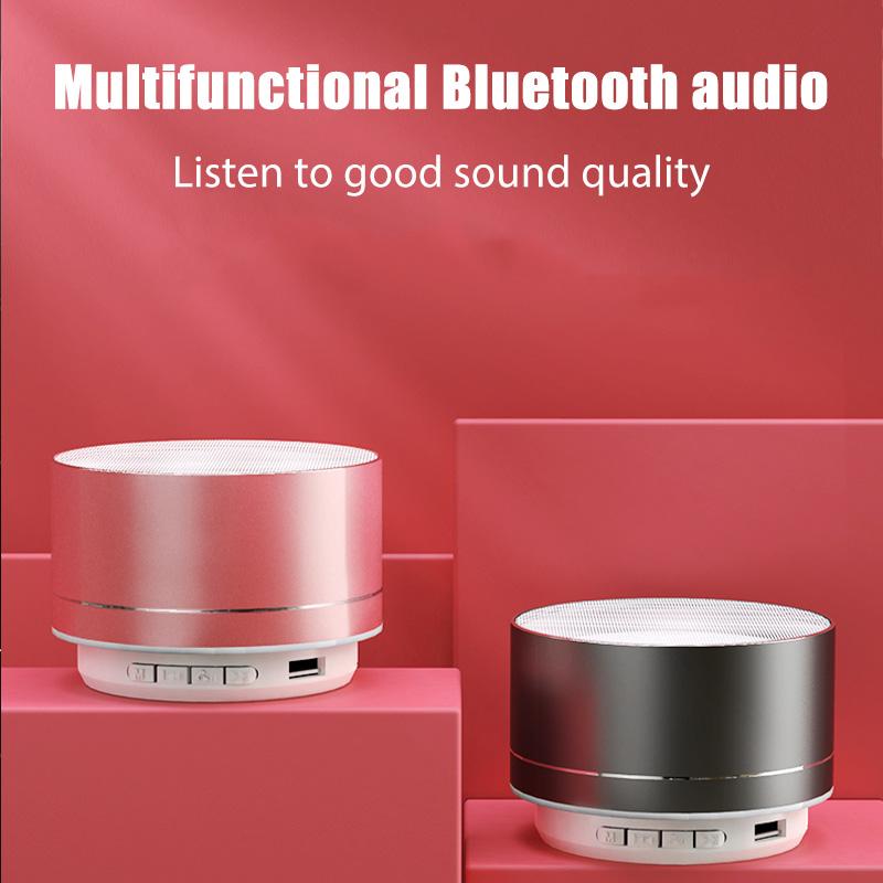A10 Loa Bluetooth Không Dây Thép Nhỏ Pháo Loa Siêu Trầm Di Động Mini Thẻ Quà Tặng Âm Thanh Bluetooth Máy Tính Xách Tay Màu sắc: 003