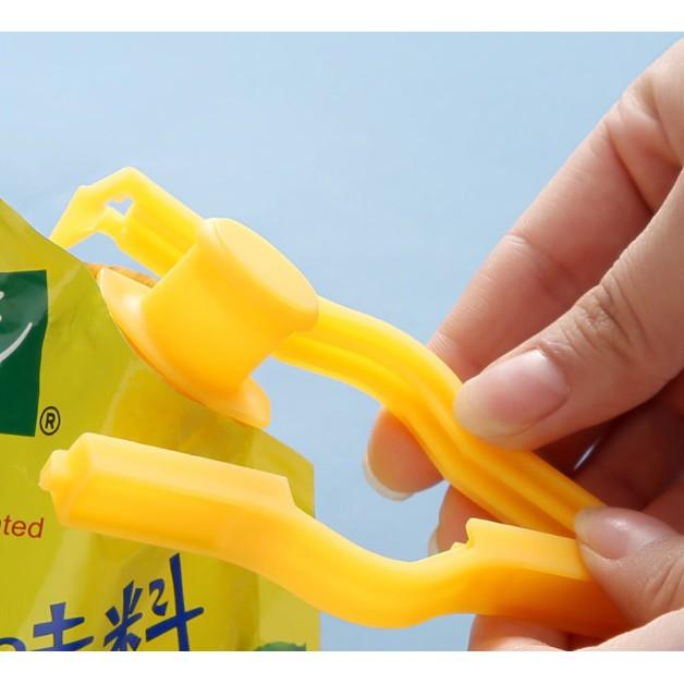 Kẹp Miệng Túi Bảo Quản Thực Phẩm, Niêm Phong Túi Gia Vị Có Nắp Đậy, Khoá Kín Chống Ẩm Tiện Lợi
