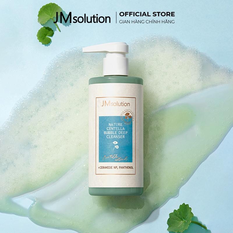 Tẩy Trang Dạng Bọt Cho Da Nhạy Cảm JMsolution Nature Centella Bubble Deep Cleanser 300ml