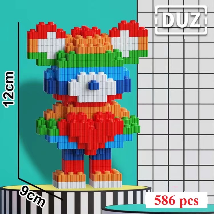 lego lắp ráp gấu bear brick 356pcs
